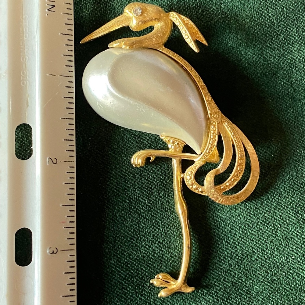 Trifari Stork Pin